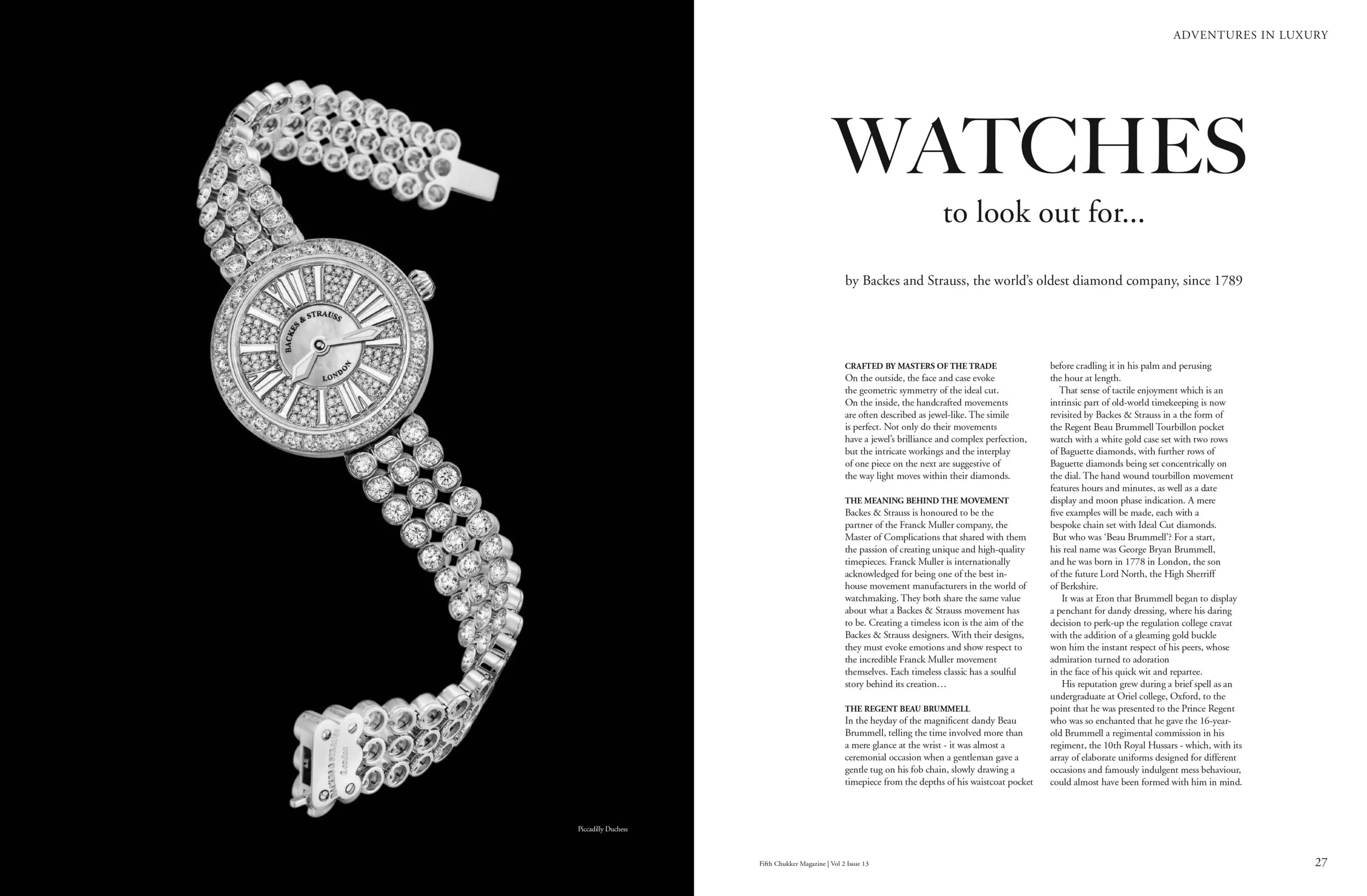 Fifth Chukker Magazine 2018- Watches to Look out for — Backes & Strauss ...
